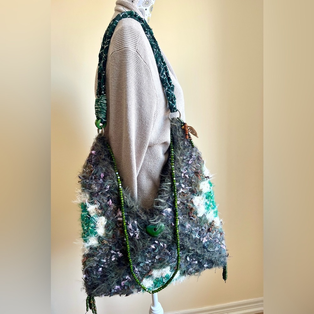 Handcrafted Multicolor Boho Bag - Picture 6 of 16